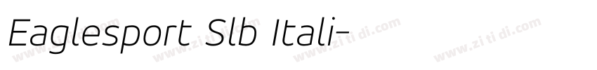 Eaglesport Slb Itali字体转换